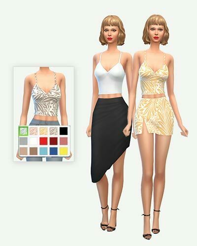 The Sims 4 Crop Top CC