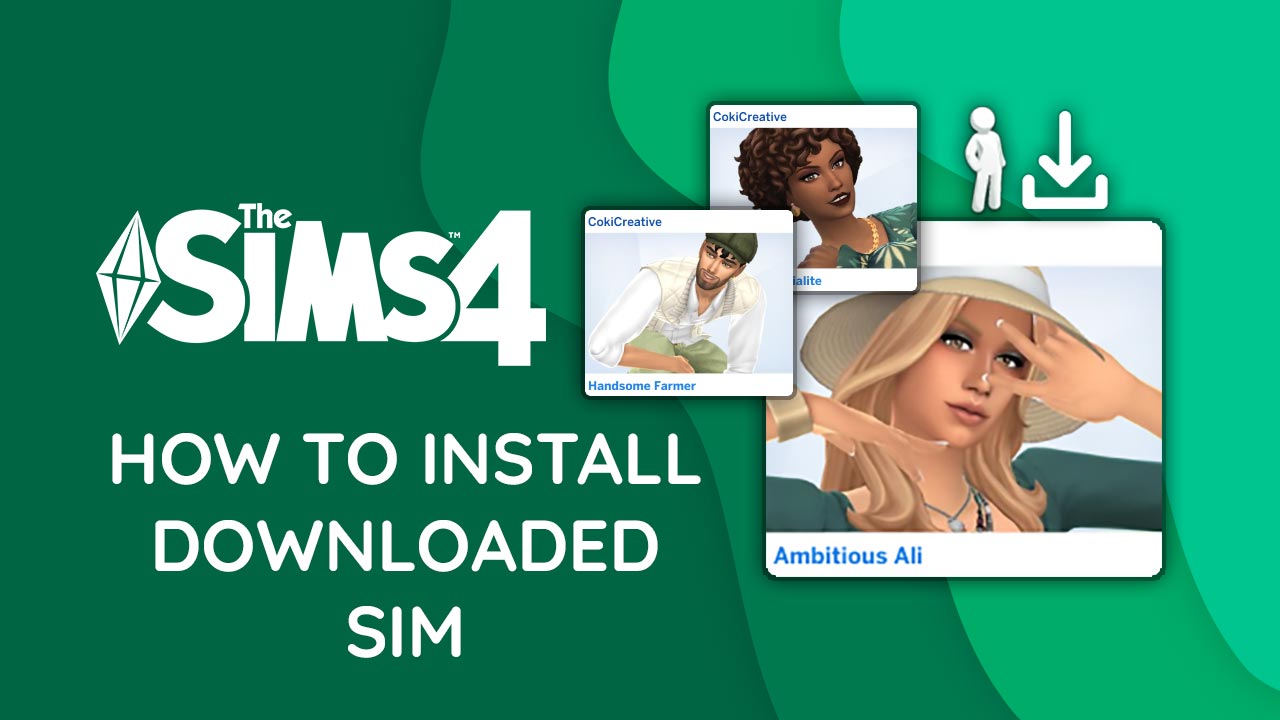 How to Install Downloaded Sim