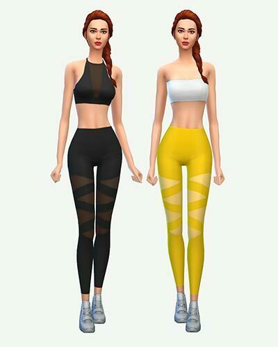 The sims 4 cc sportswear mesh legging