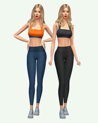 The Sims 4 CC Yoga Leggings