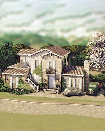 The Sims 4 Tartosan Stone House