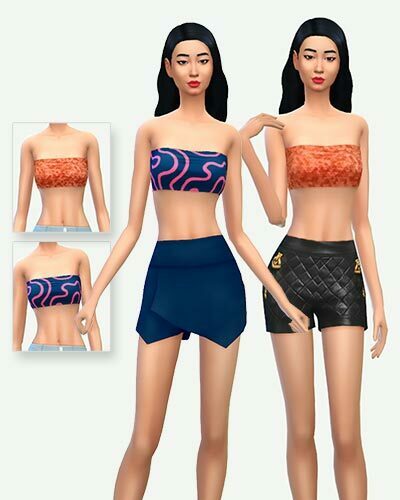 The Sims 4 Bandeau Top