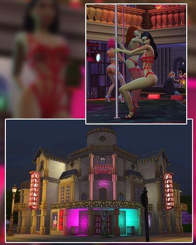 The Sims 4 Strip Club