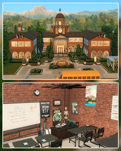 The Sims 4 Public High School