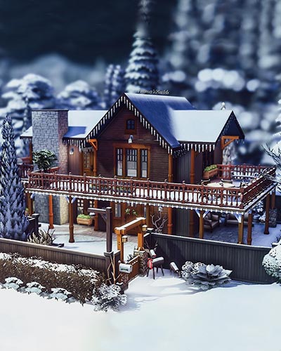 The Sims 4 Winter Family Home
