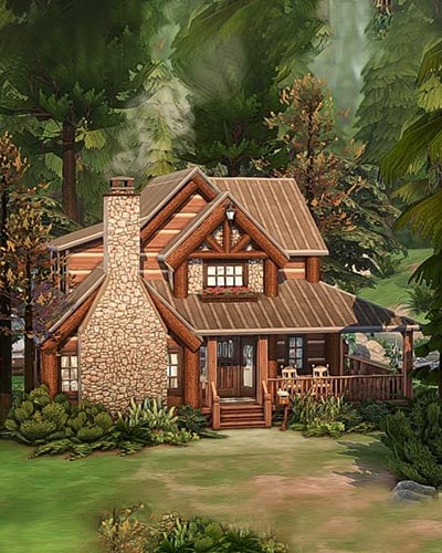 The Sims 4 Granite Falls Cabin