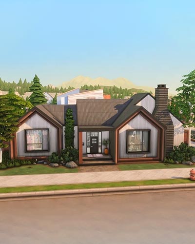 The Sims 4 One Story Small Home