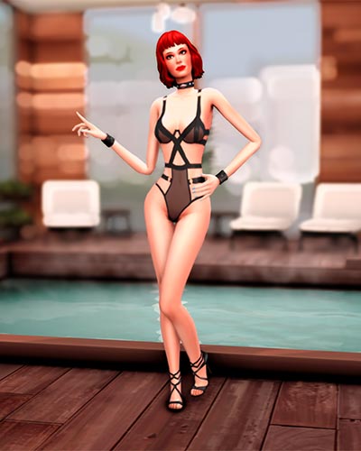 The Sims 4 Teddy Lingerie CC