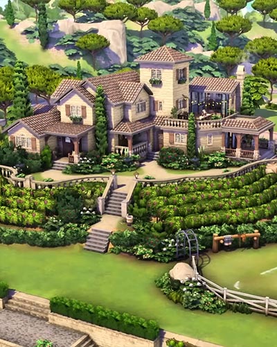 The Sims 4 Italian Family Vineyard