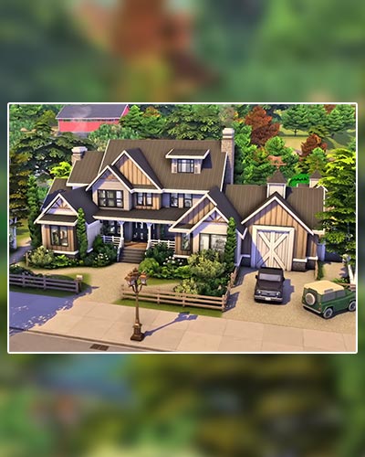 The Sims 4 Modern Family Farmhouse