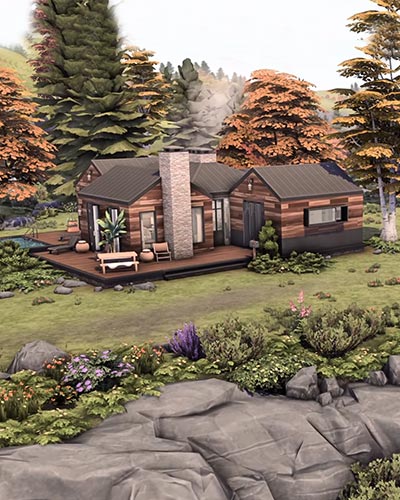 The Sims 4 Small Modern Cabin