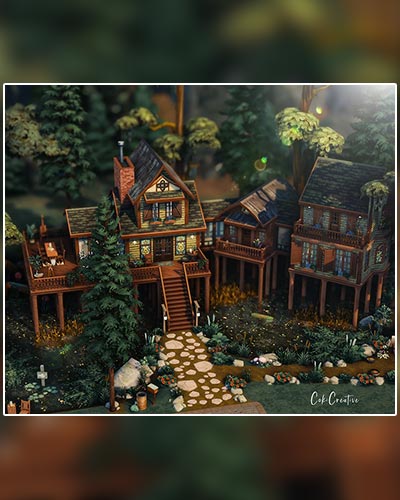 The Sims 4 Swamp Witch Retreat