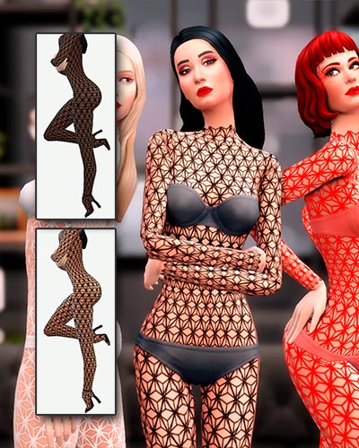 The Sims 4 Bodystocking CC