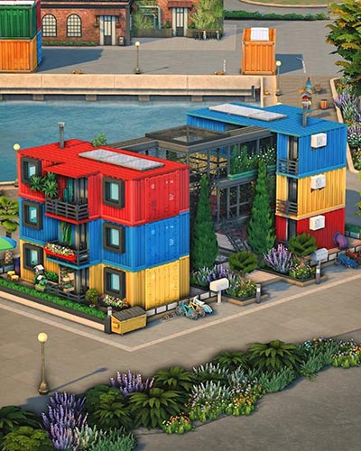 The Sims 4 Container Town For Rent