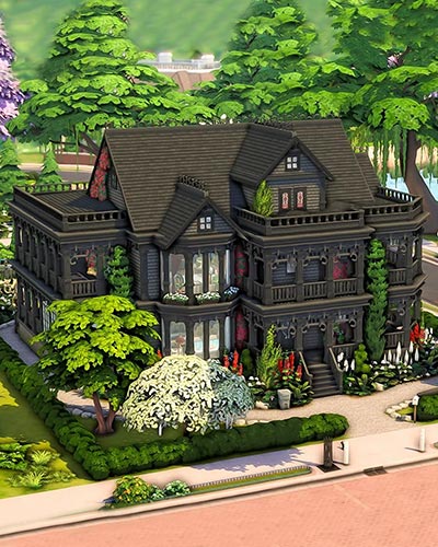 The Sims 4 Goth Victorian House
