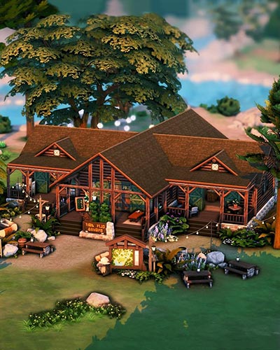 The Sims 4 Lakeside Restaurant