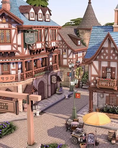 The Sims 4 Small Medieval Village