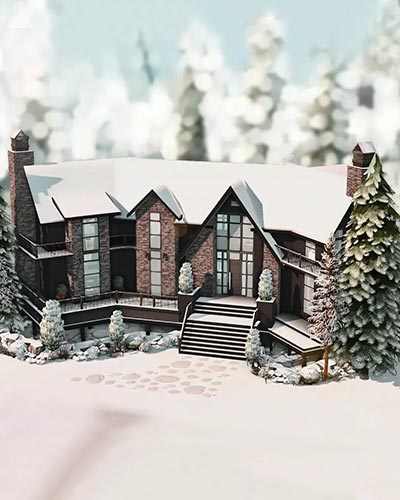 The Sims 4 Winter Family Chalet