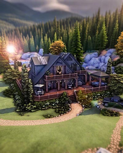 The Sims 4 Artists A Frame Home
