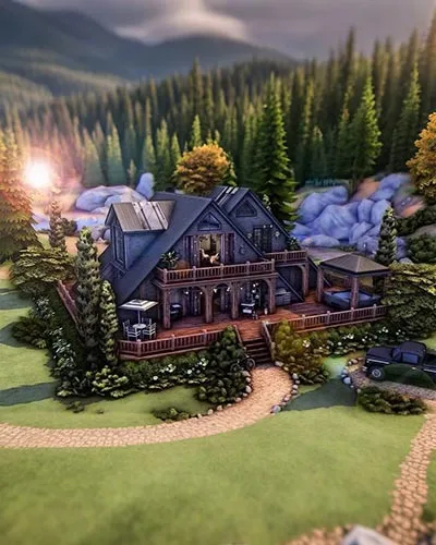 The Sims 4 Artists A Frame Home