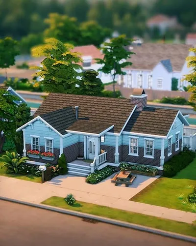 The Sims 4 2 Bedroom Base Game Home