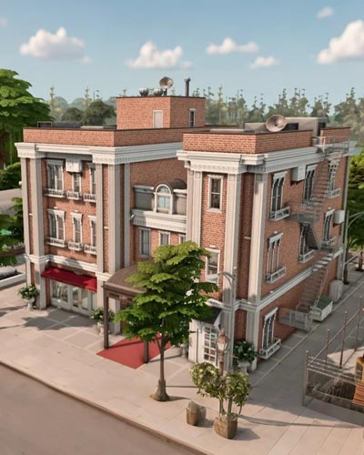 The Sims 4 Apartments, Restaurant And Clothıng Store