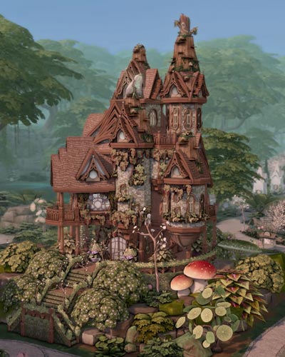 The Sims 4 Fairy Castle